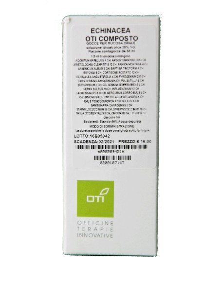 Gocce Echinacea Omeopatiche Oti Gamma